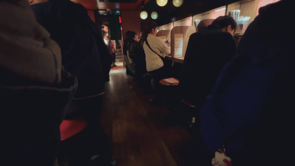 Solo Dining Booth at Ichiran