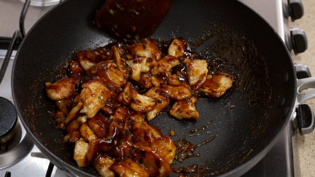 Adding Chicken to the Sauce