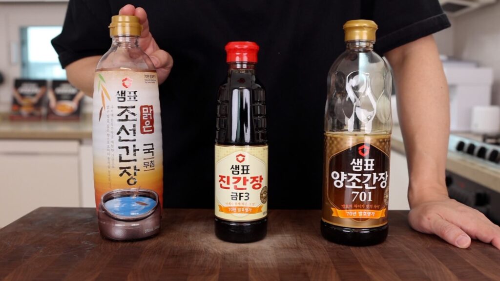 Korean soy sauces