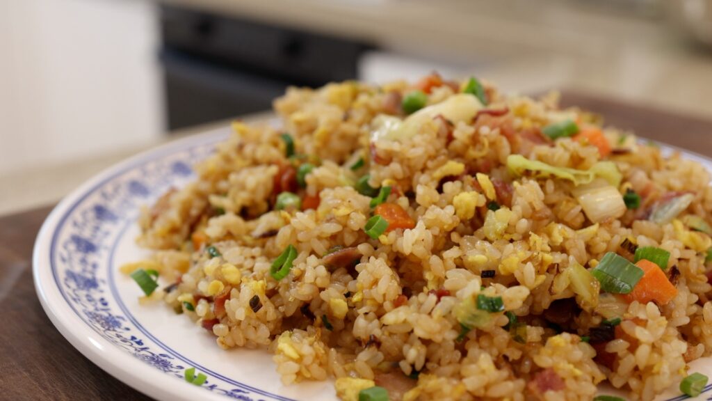 Bacon and Cabbage Fried Rice