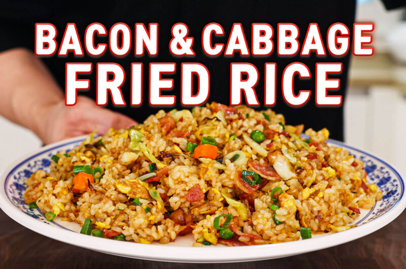 Bacon and Cabbage Fried Rice