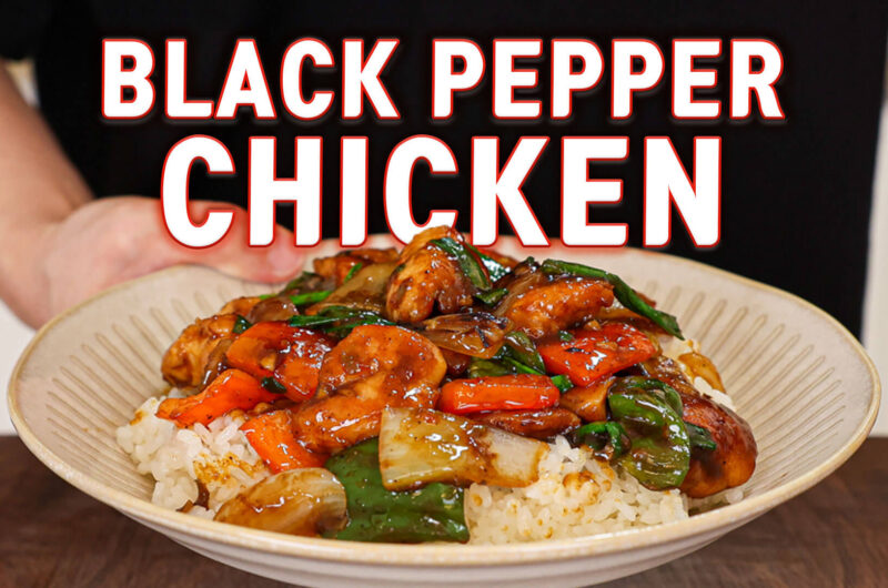 Chinese Black Pepper Chicken