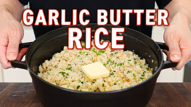 Garlic Butter Rice Garlic Butter Rice in a Pot