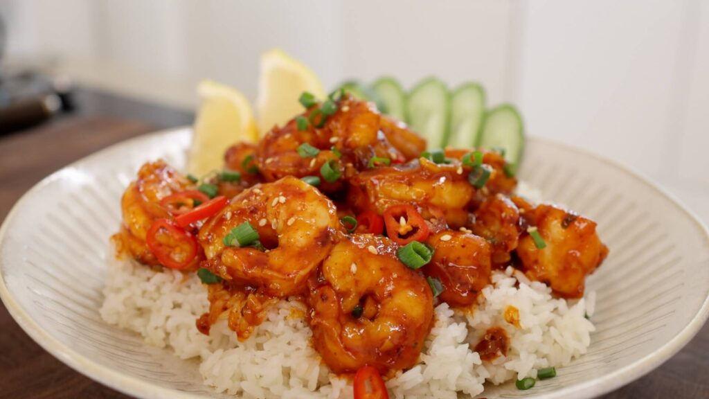 Gochujang Garlic Butter Shrimp