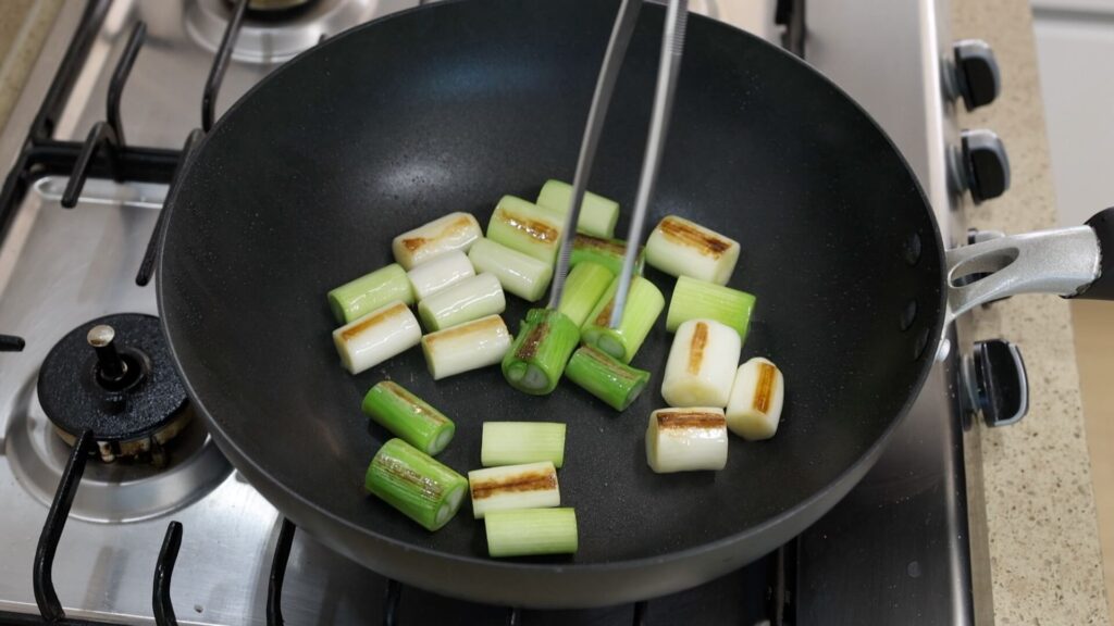 Sear Green Onions