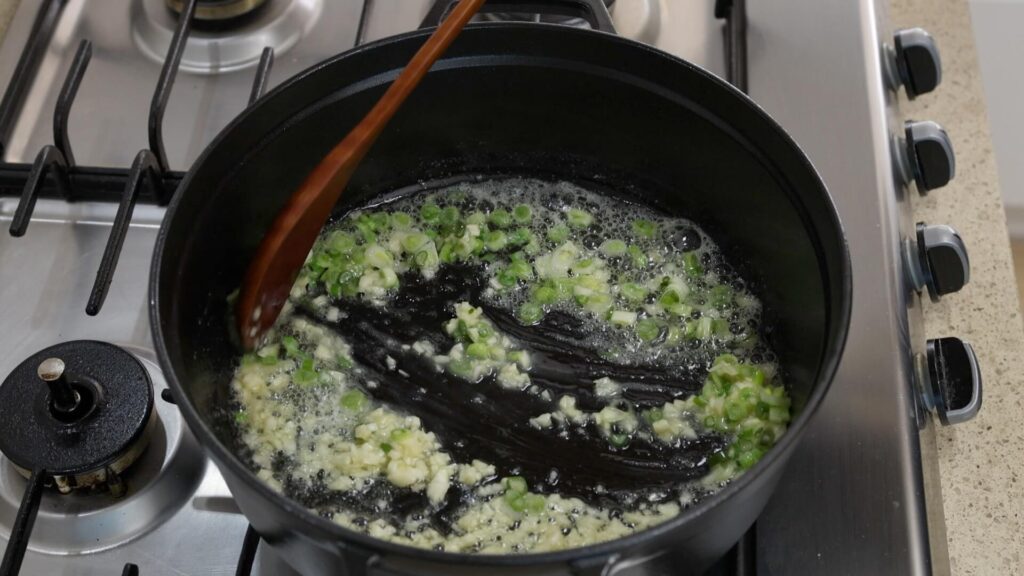 Saute Aromatic Vegetables