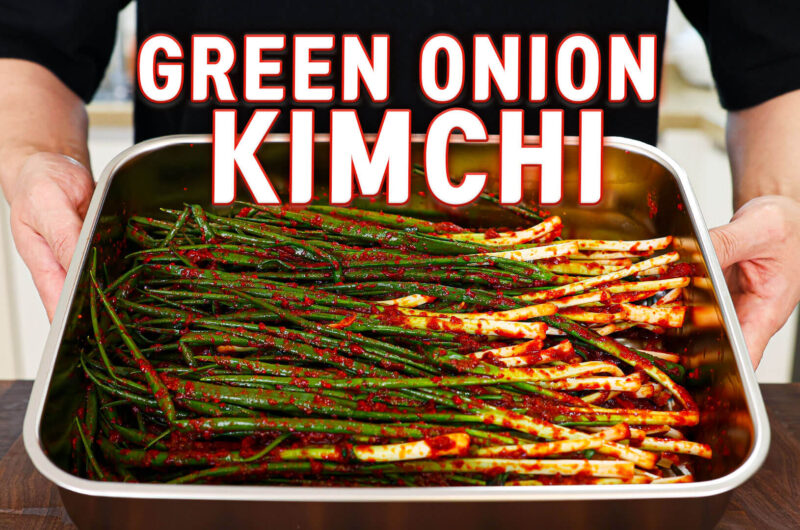 Korean Green Onion Kimchi (Pa Kimchi)