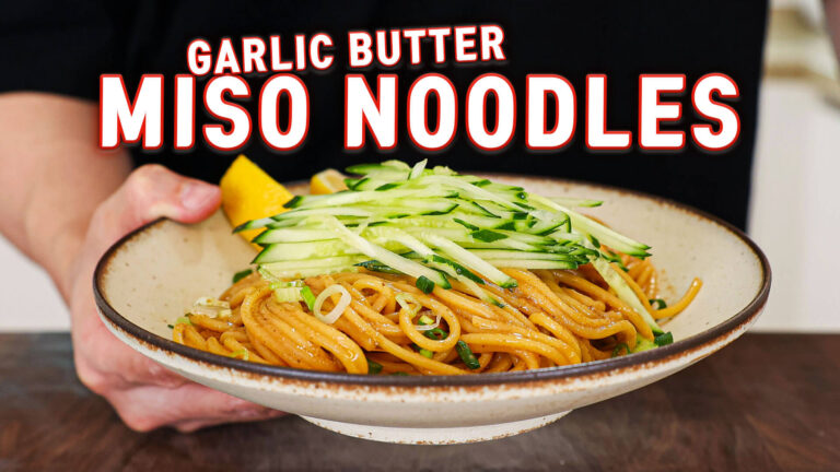 Miso Garlic Butter Noodles