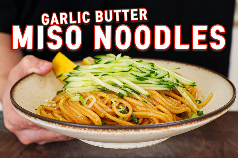 Miso Garlic Butter Noodles