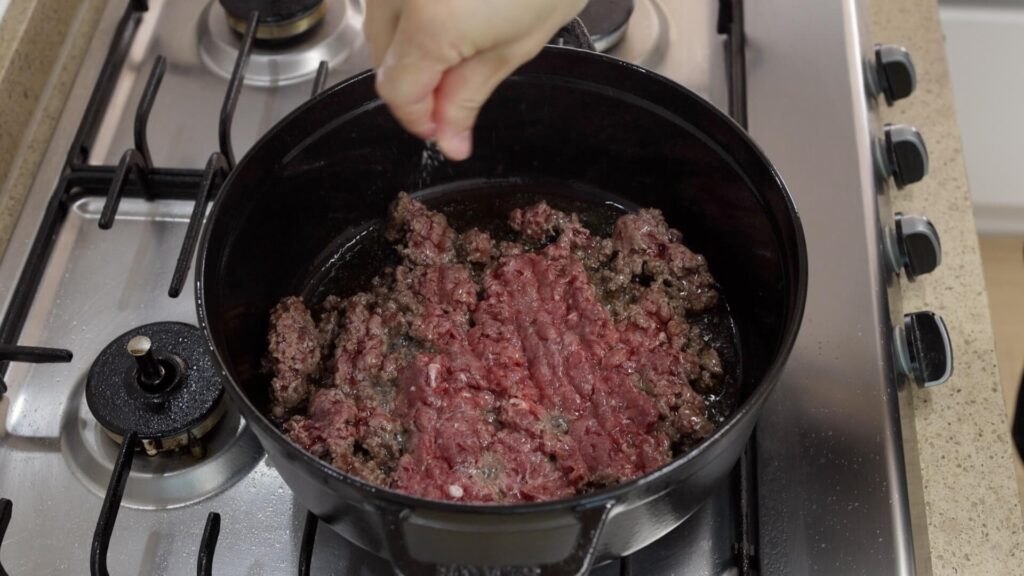 Sear Ground Beef