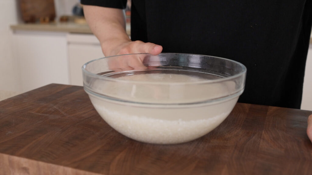 Soak Rice in Water