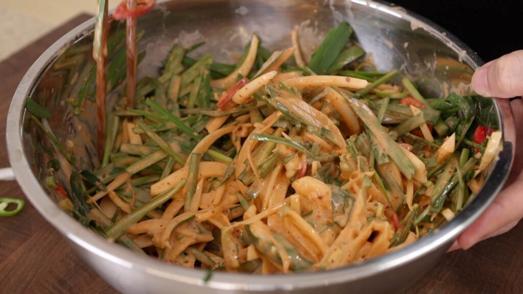 gochujang pancake batter