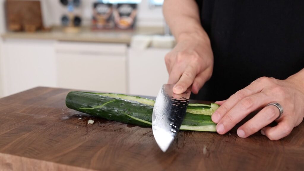 Smash cucumbers