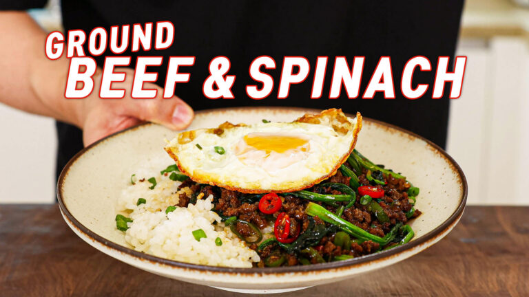 Ground Beef and Spinach Stir-Fry Ground Beef and Spinach Stir Fry