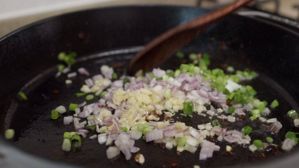 Saute Aromatic Vegetables