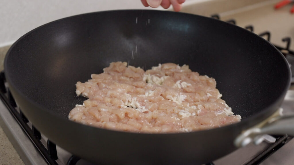 Sear Minced Chicken