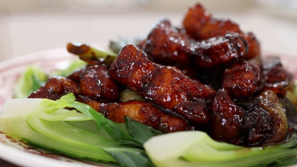 Chinese Sticky Pork Belly Bites