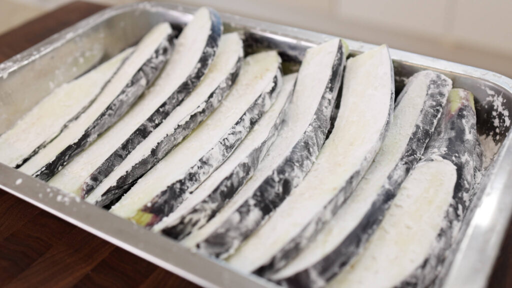 Coated Eggplants