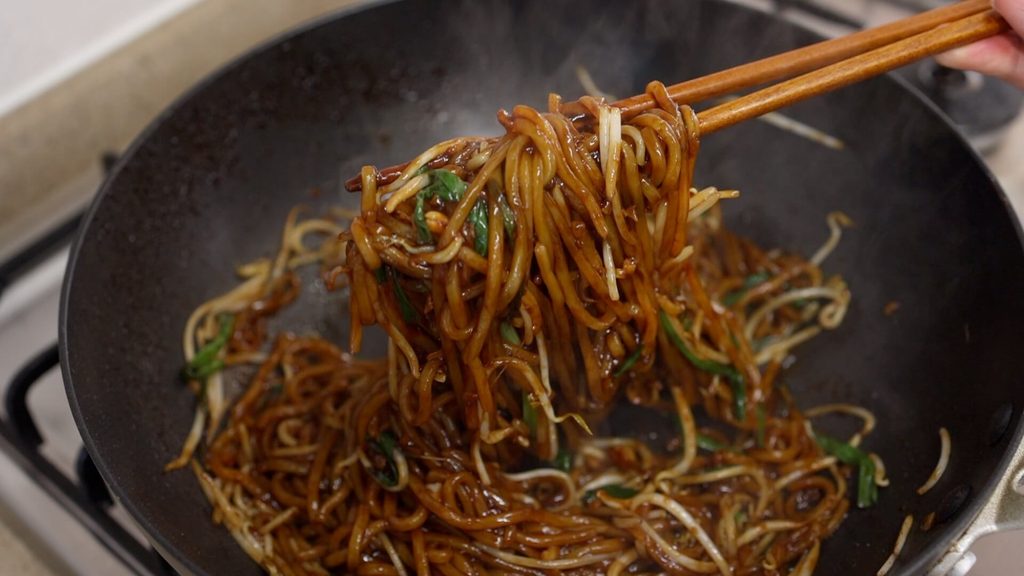 Cantonese Soy Sauce Pan-Fried Noodles