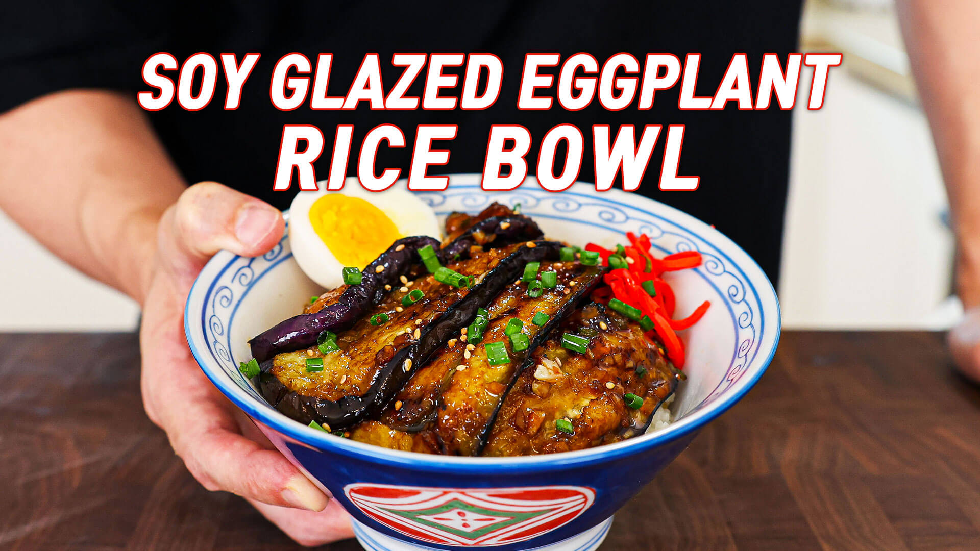 Soy-Glazed Eggplant Rice Bowl-image