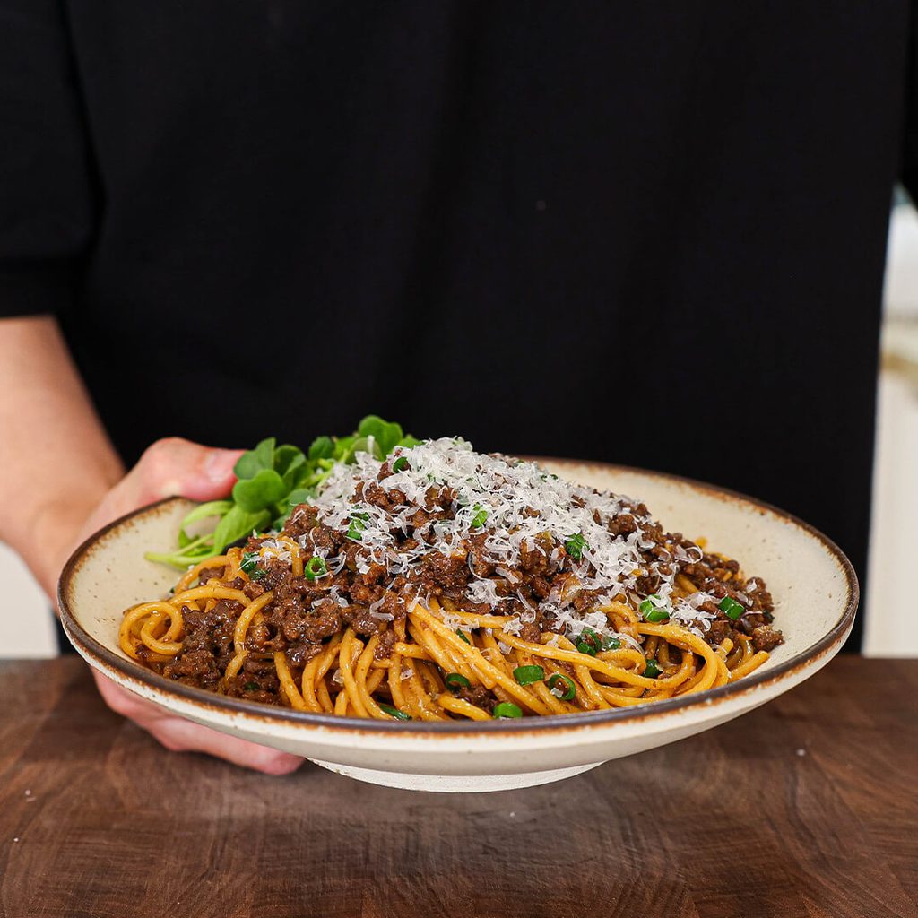 Ground Beef Bulgogi Noodles