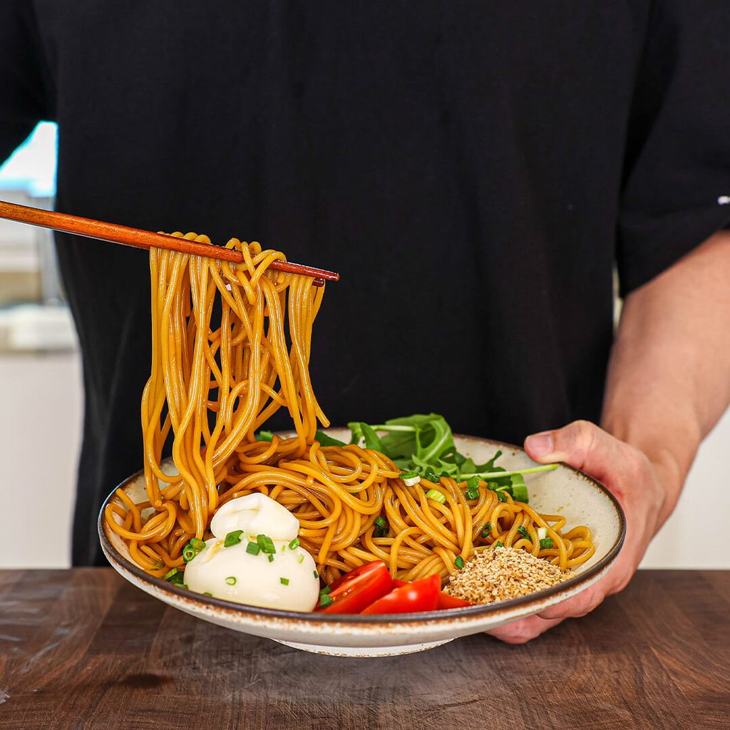Korean Soy Sauce Spaghetti